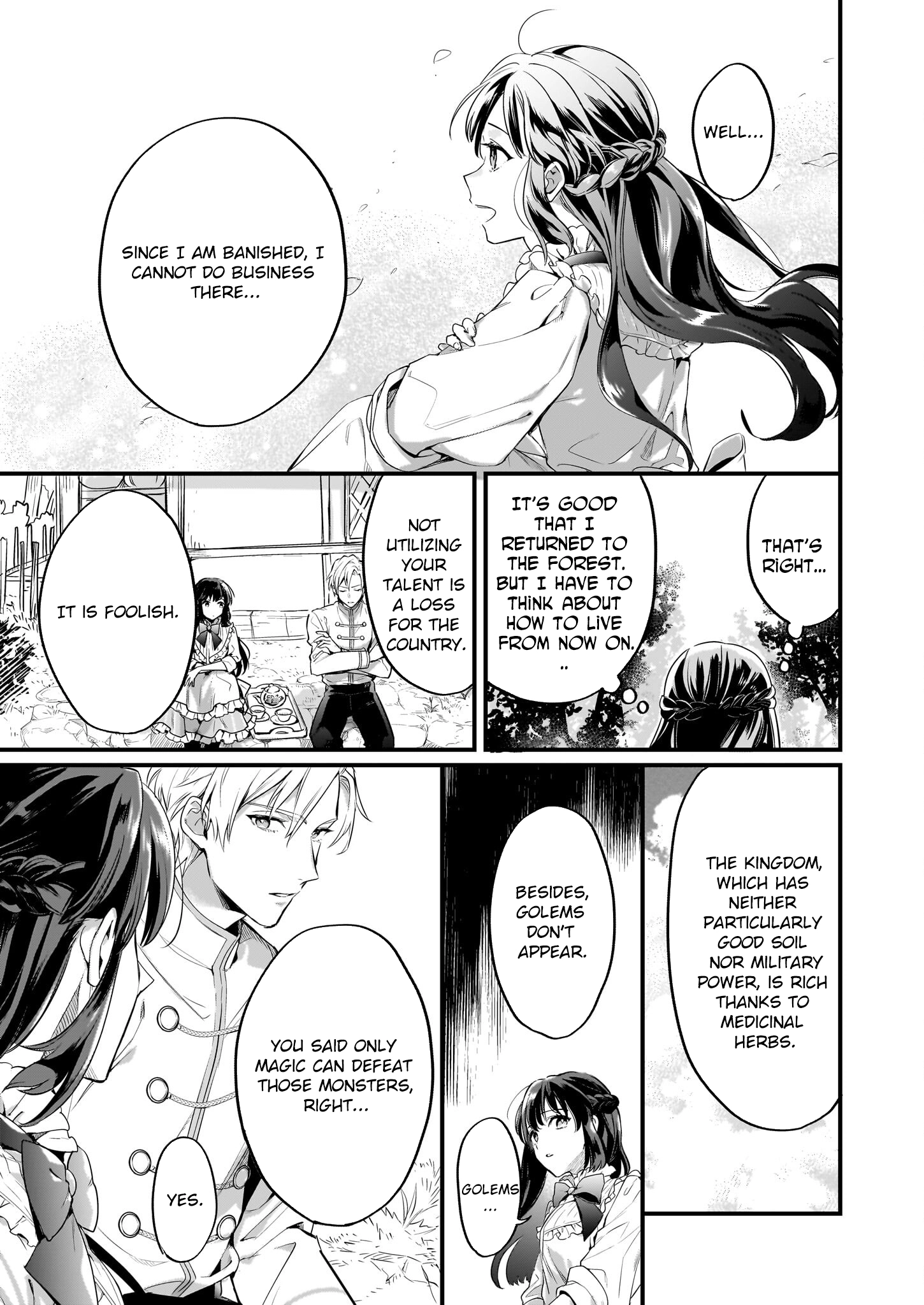 The Exiled Former Lady Loved by a Prince She Found in the Forest, Awakening as a Saint. Chapter 4 Page 19